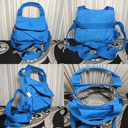 Kipling Blue Monkey Bag