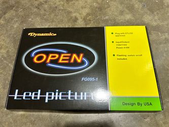 Dynamic LED Open Sign