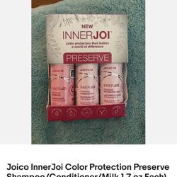 Joico InnerJoi Color Protection Preserve Shampoo/Conditioner/Milk 1.7 oz Each)