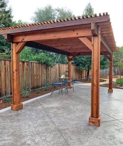 Custom Wood Pergola