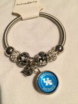 Kentucky Wildcats Charm Bracelet