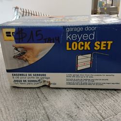 Garage Door Keyed Lock Set

