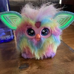 Furby Rainbow Tie Dye