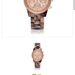 Michael Kors Tortoise Ritz women’s watch