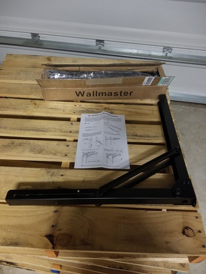 Wallmaster Wall Mounted Foldable Brackets (2)