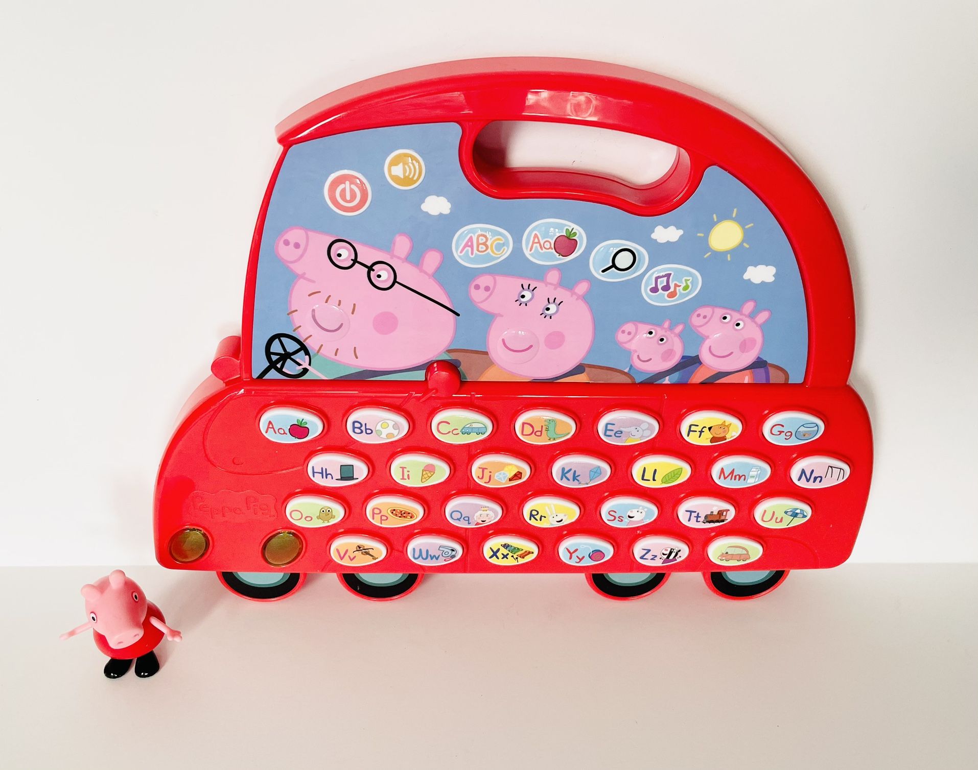 VTech Peppa Pig Learn & Go Alphabet Car, FREE Peppa Pig Figure With Purchase!