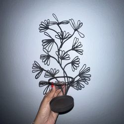 Flower Wall Candle Holder 