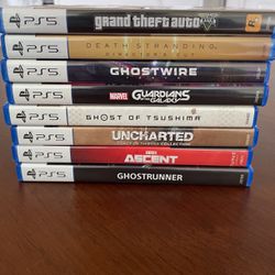 PS5 Games 8 Games Selling As A Set