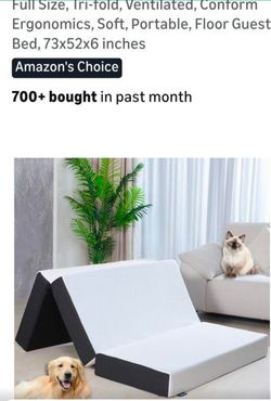 Full size folding mattress