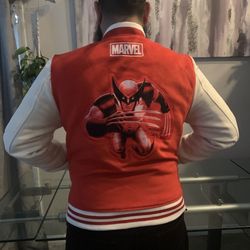 Coca Cola x Marvel Wolverine Varsity Jacket large