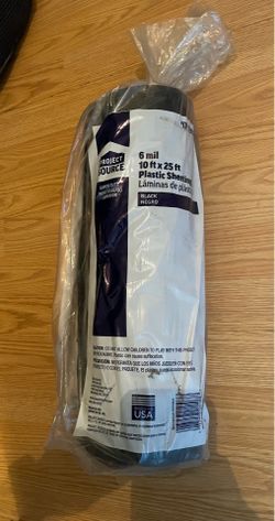 10x 25ft Plastic Sheeting