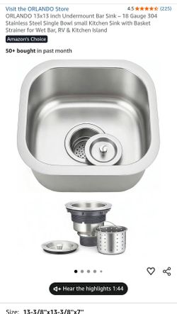 Square 13*13 Sink set
