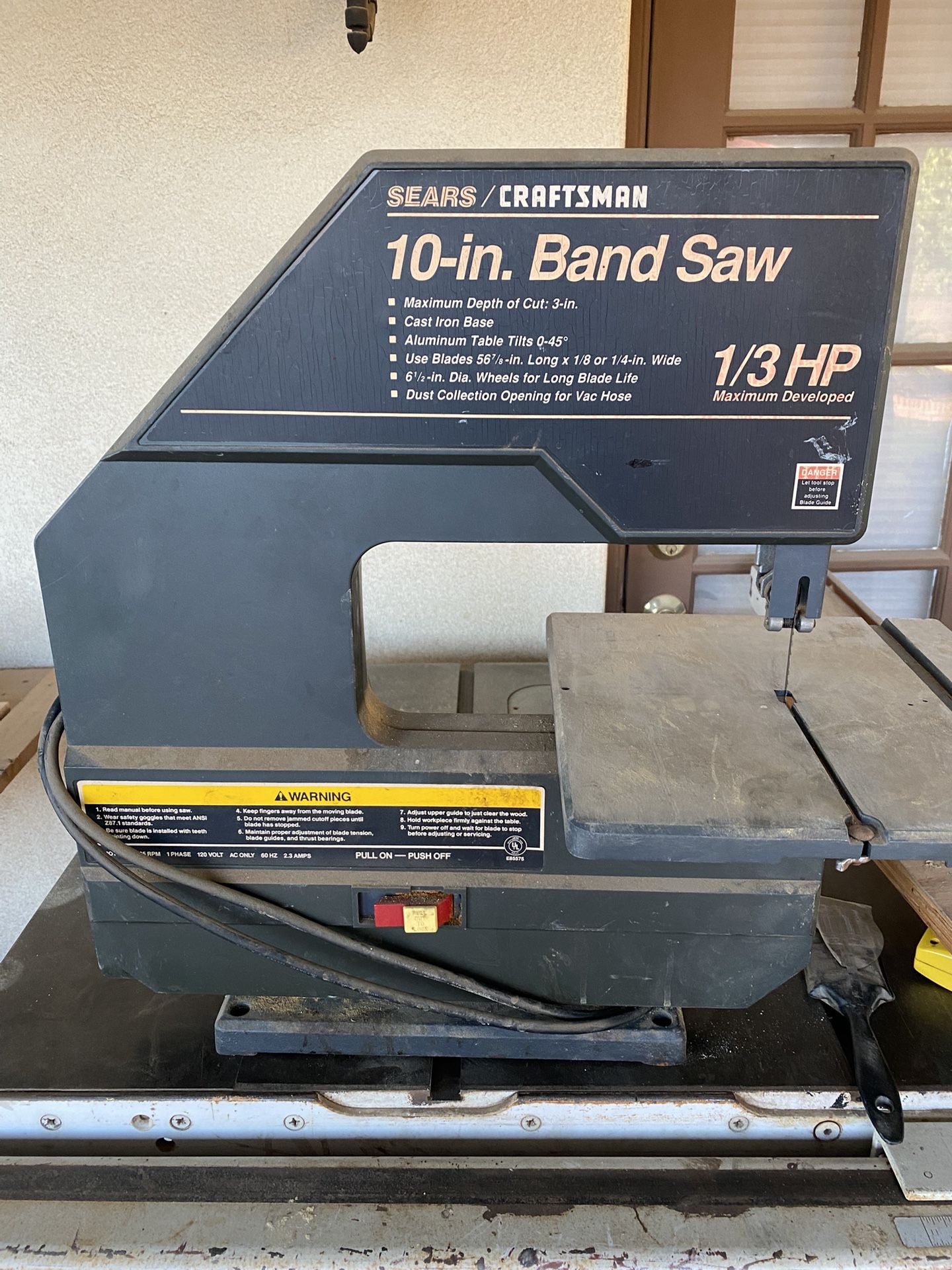 Craftsman 10” Bandsaw