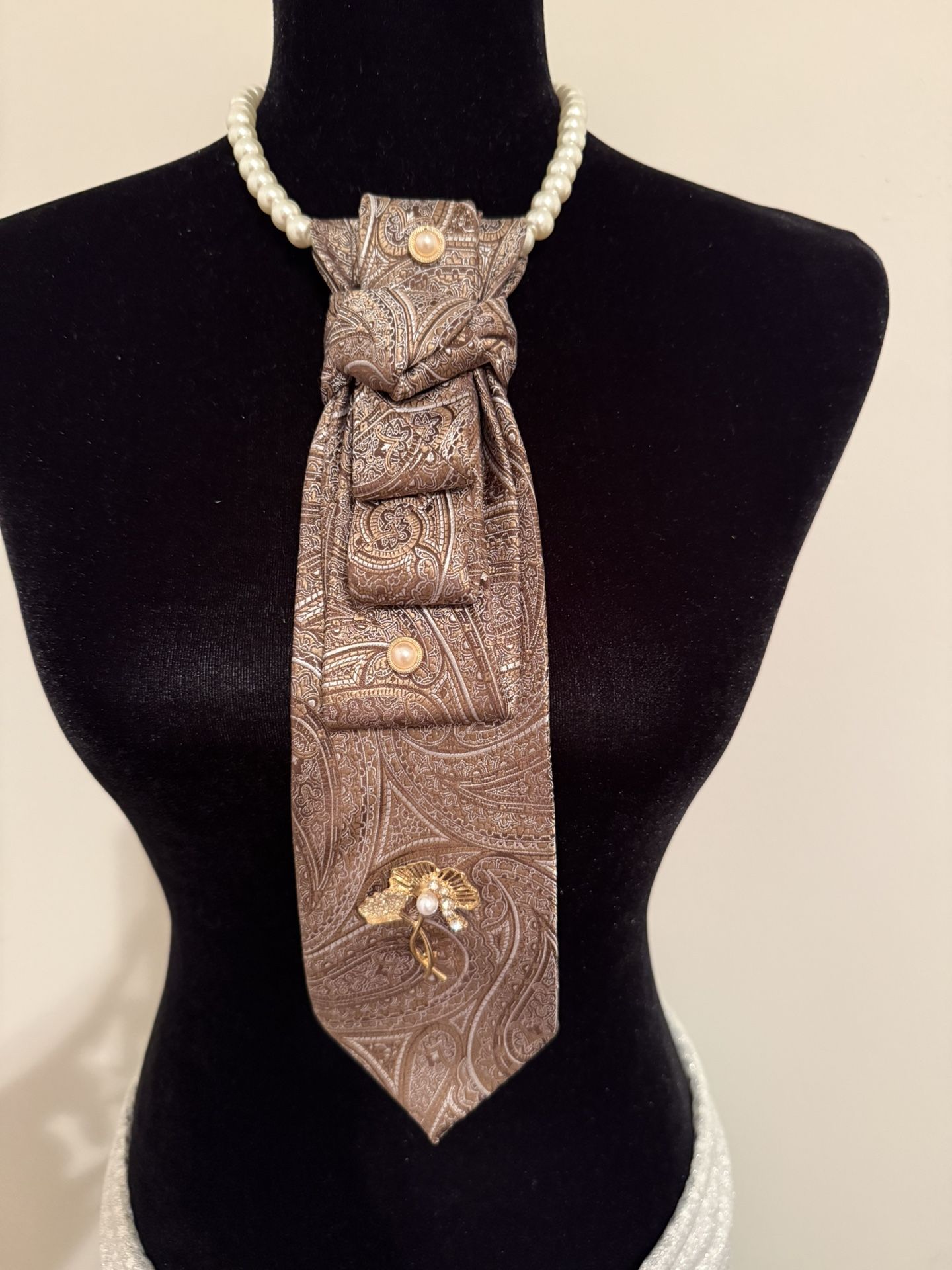 Custom Necktie Necklace, One Of A Kind. $35.