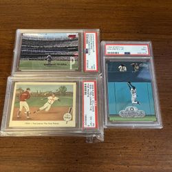 Ken Griffey Jr Ted Williams Mariano Rivera PSA