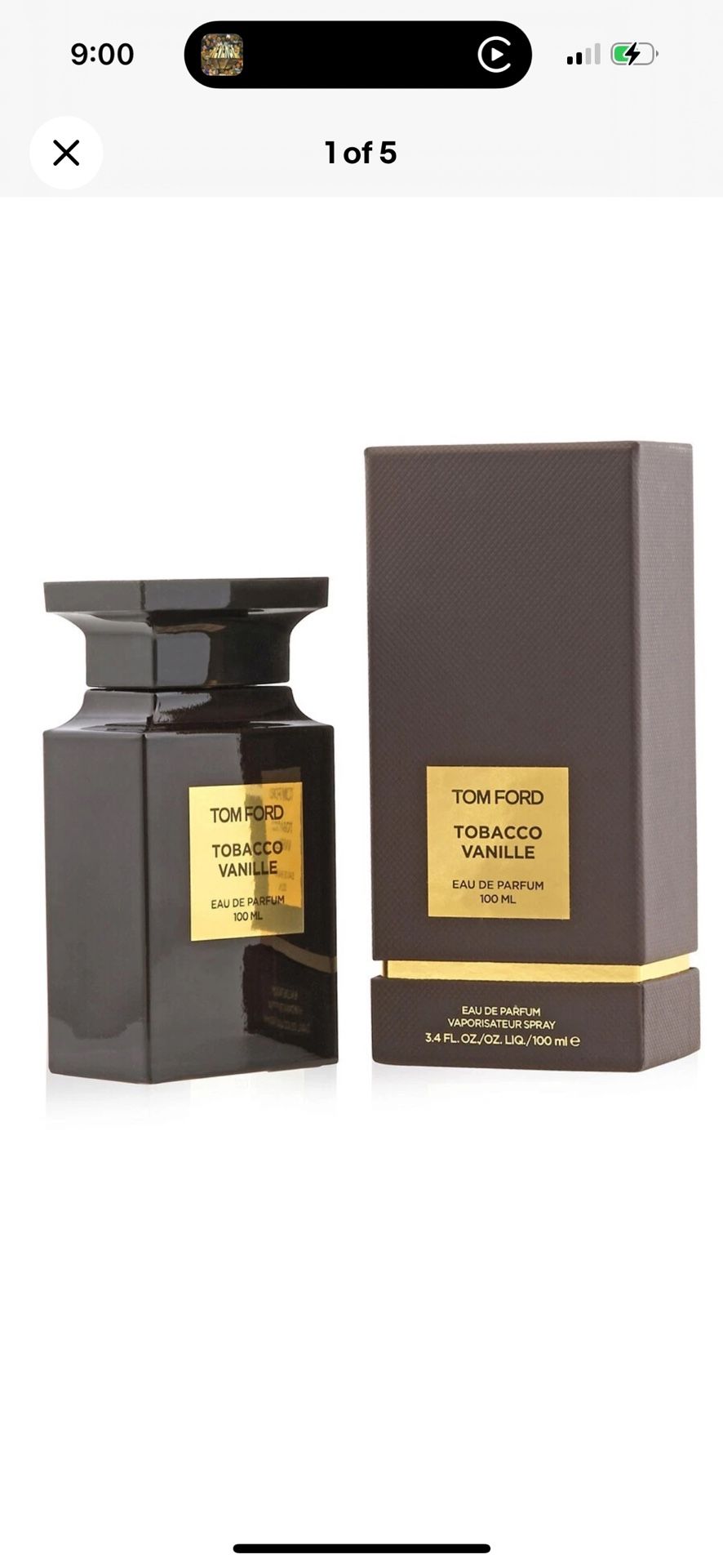 Tom Ford Tobacco Vanille Eau de Parfum 100ml / 3.4 oz – New Sealed