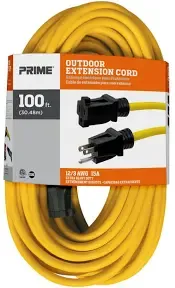 Prime 100ft. Extension cord
