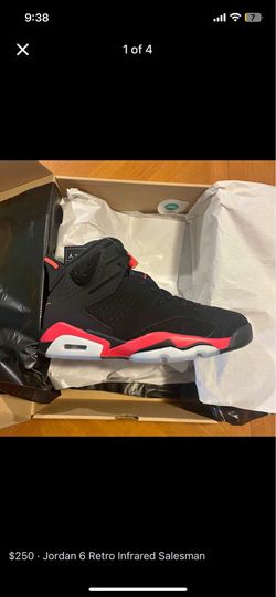 Jordan 6 infrared size 7y