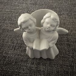 White Porcelain Angles (vintage)