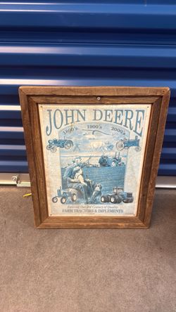 Vintage john deer sign