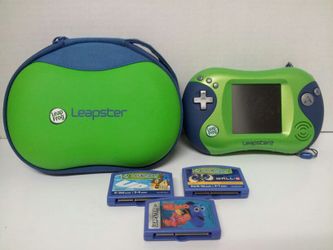 LeapFrog Leapster 2 learning game system with 6 Games lot great for home school and learning challenge kids
