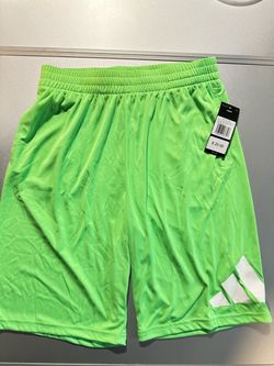 New With Tags Adidas Green Shorts Youth XL