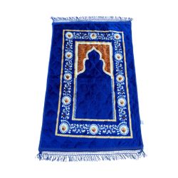 New, Prayer Mat Extra Cushion (Royal Blue)