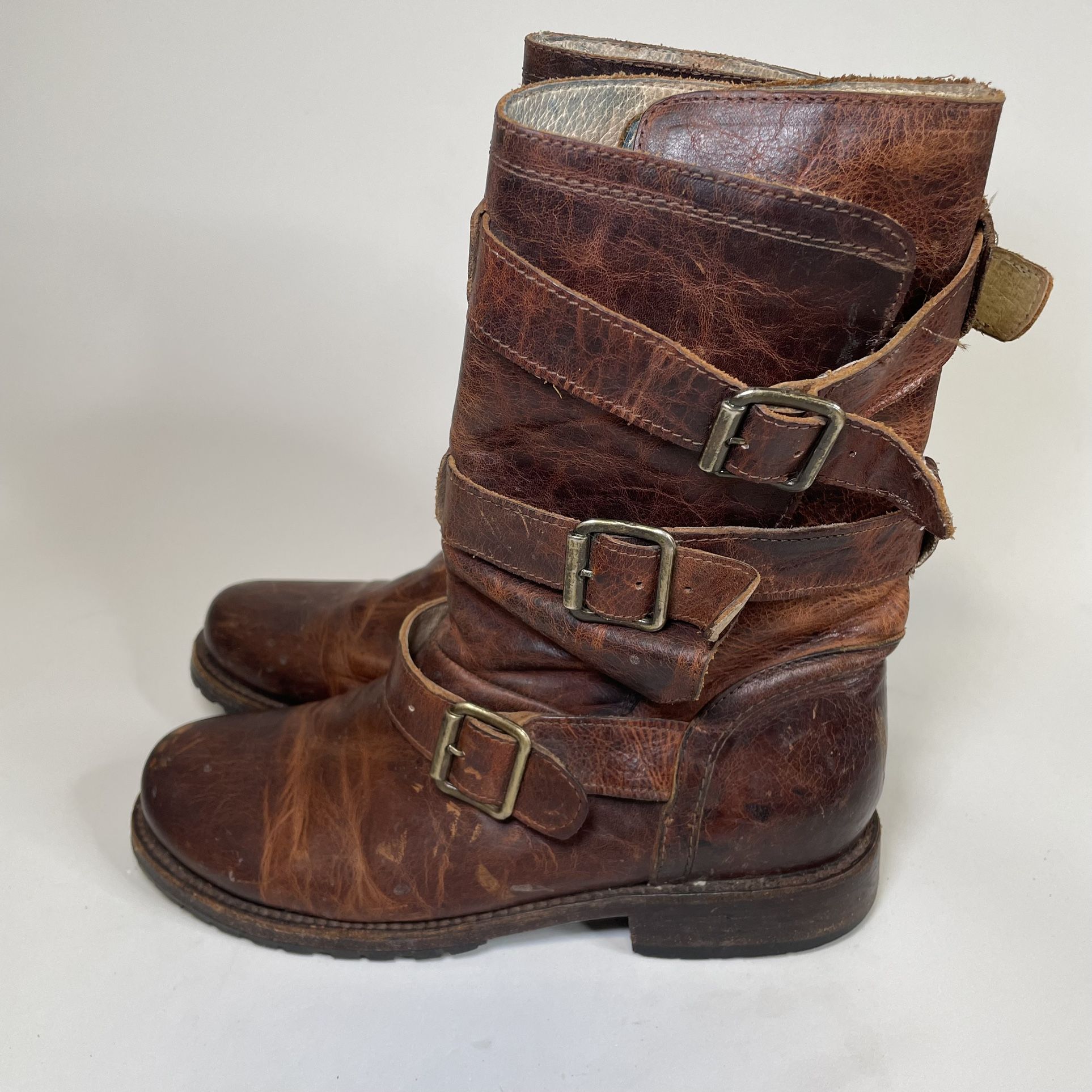 Freebird 3 Strap Buckle Boots