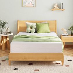 EGOHOME Twin Size Memory Foam Mattress, 10 Inch Bed Mattress in A Box with Cooling Green Tea Gel, Relieve Pressure with Medium Firm Support, CertiPUR-