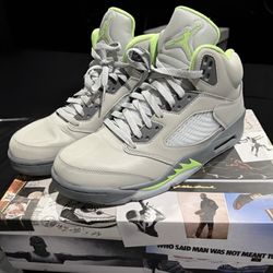 Jordan 5 Retro Green Bean
