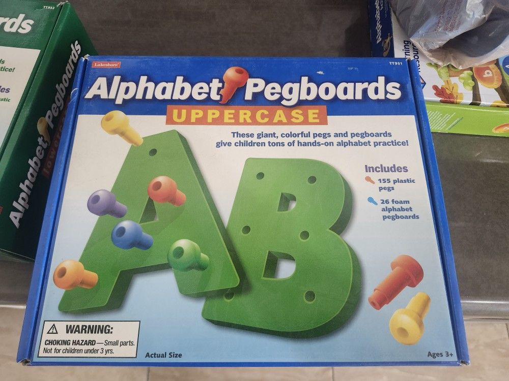 Alphabet Pegboards