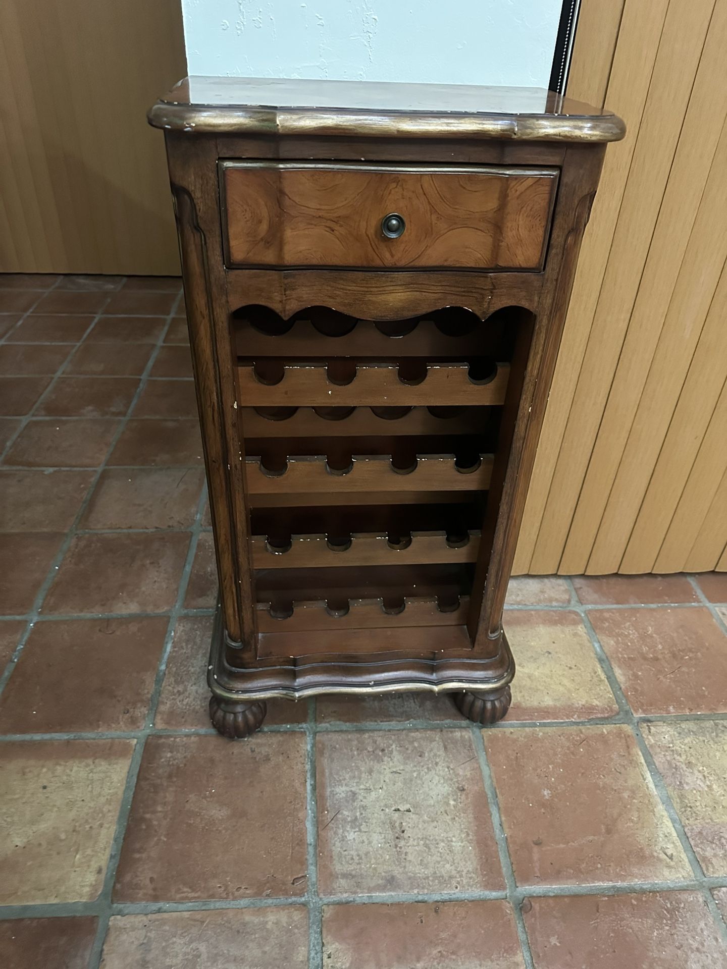 Wine Rack With Drawer
