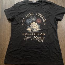 Womans Black So Long London Shirt Size Médium #12