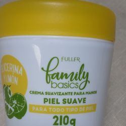 Glicerina Y Limon Crema Suavizante Para Manos Y Cuerpo 210g
