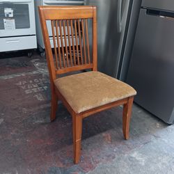 Wooden Upholstered Set Of 3 Chairs