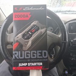 Schumer, 2000 amp, rugged jump starter high performance lithium technology.\nOne fifty price to sale