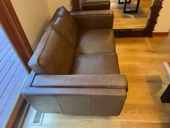 Leather couch