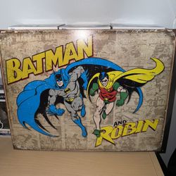 Batman And Robin Metal Poster 