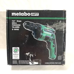 Brand New In The Box Metabo “HPT” Corded 3/8” Chuck Drill Driver. Retails for $108 at Lowe’s.