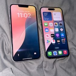 iPhone 15 Pro 128gb & iPhone 14 128gb Locked To Mobile 