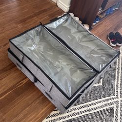 Under Bed Storage Fabric Boxes - 4