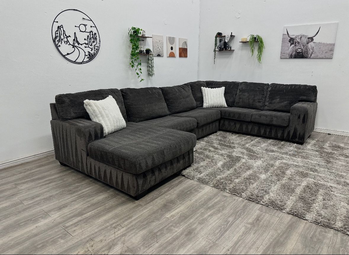 Gray Sectional Couch - Free Delivery