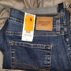 New Ladies Denizen From Levi's Boyfriend Jeans Sz 6 W28