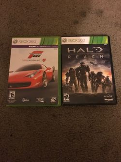 Forza 4, Halo Reach. Xbox 360