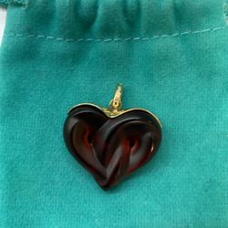 Lalique 9ct Gold Entwined Heart ♥️ 