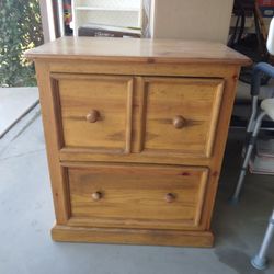 Nightstand, End table Storage With Drawers