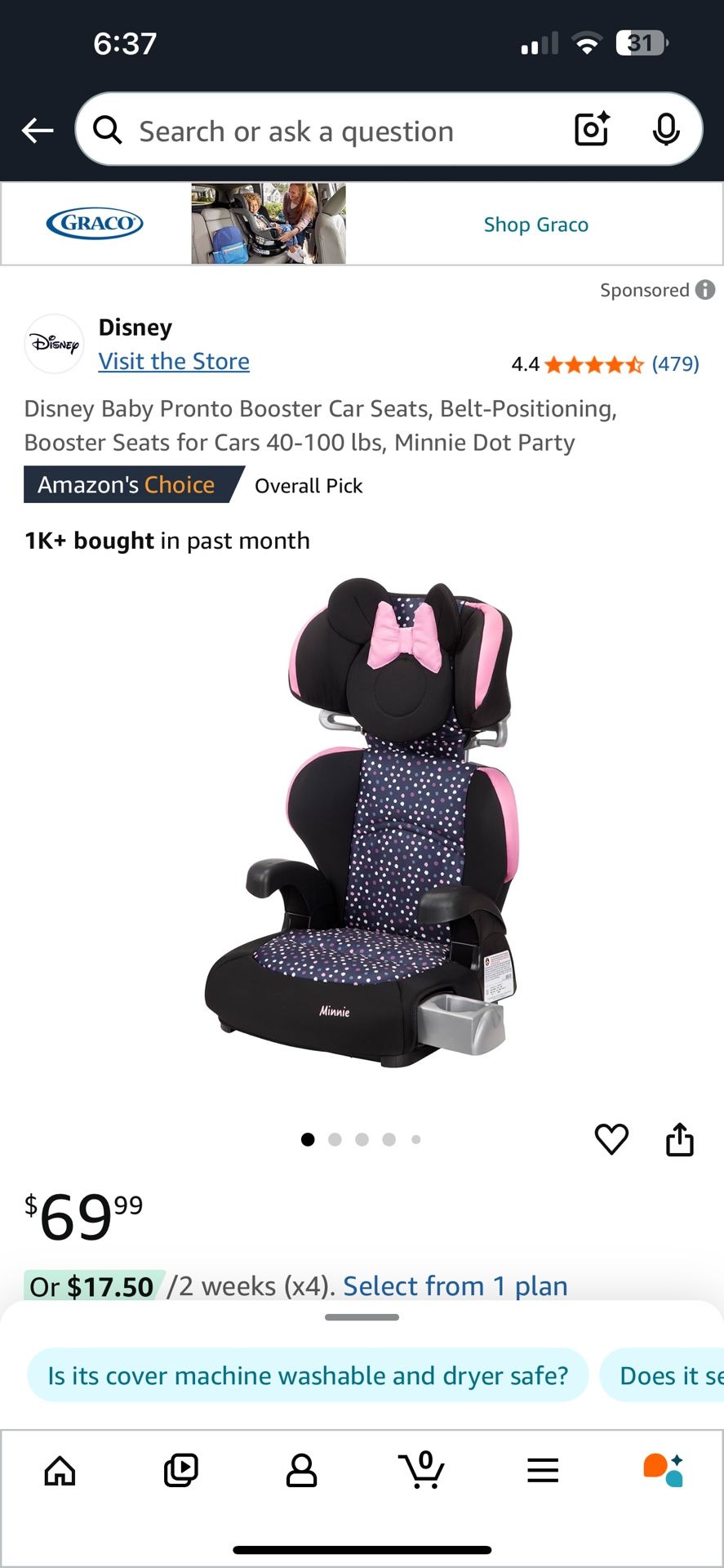 Car seat/ Booster Seat