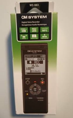 OM System WS883 Digital Voice Recorder (BRAND NEW-UNOPENED BOX) - $50 (Harahan)
