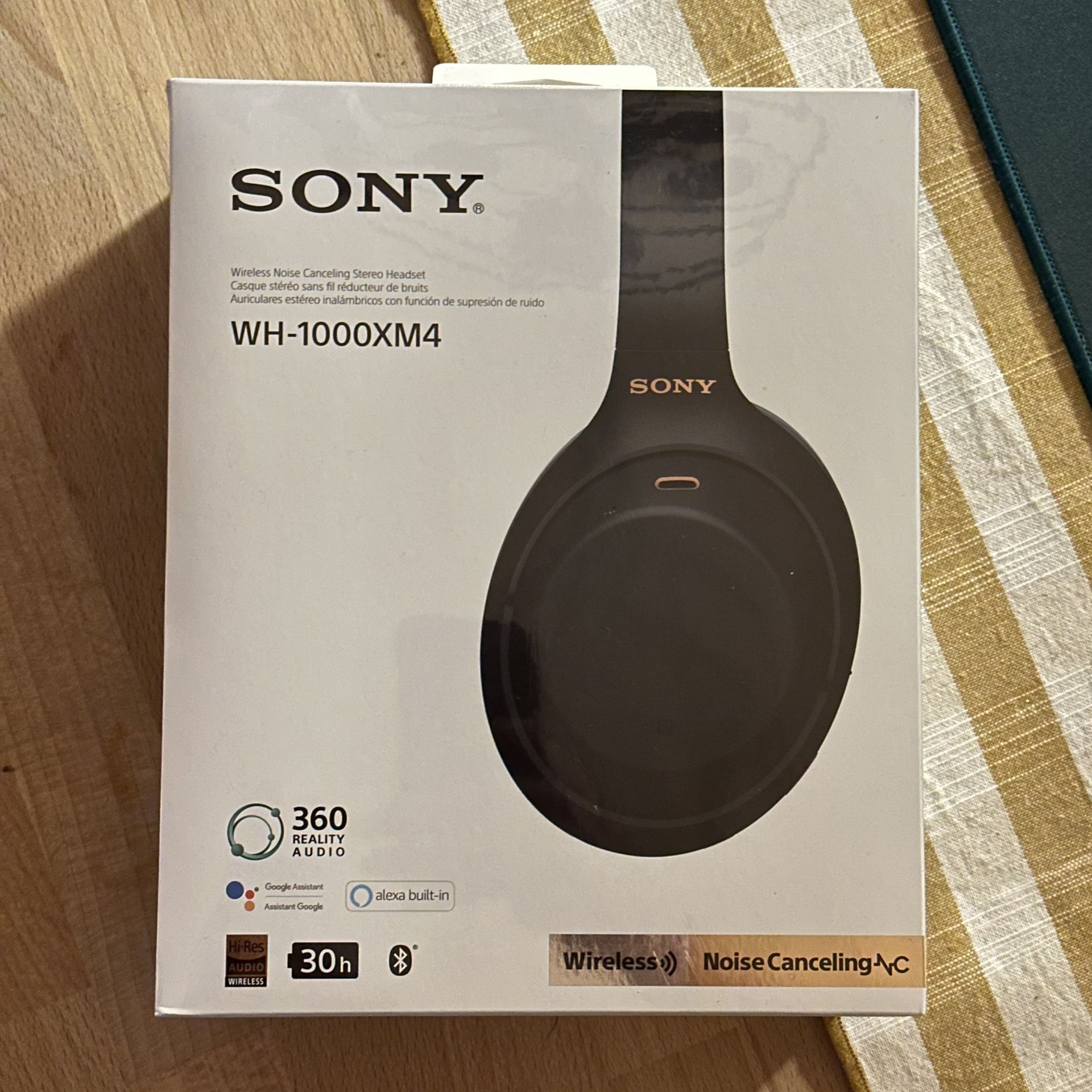 Sony WH-1000XM4 Wireless Noise Cancelling Stereo Headset