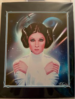 Disney Deluxe Print featuring Princess Leia